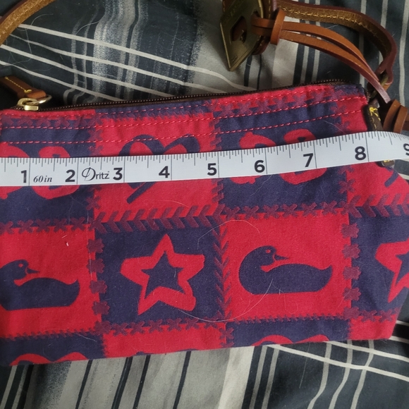 Dooney & Bourke Red and Blue Wristlet - Picture 9 of 9